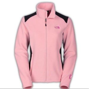 EUC Size Medium The North Face Pink Ribbon Fleece